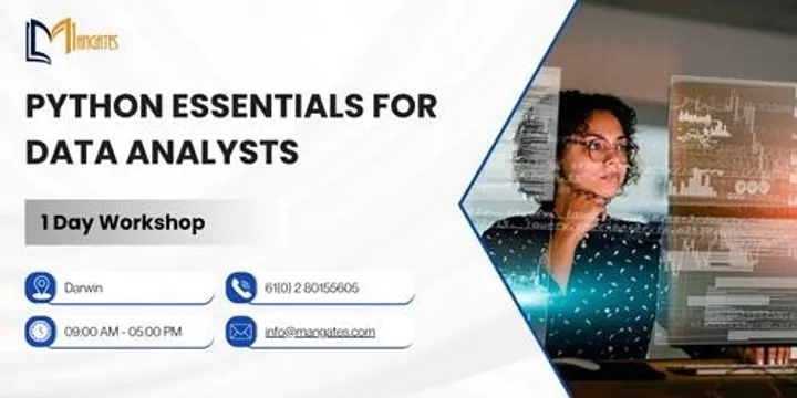 Python Essentials for Data Analysts: 1 Day Course in Darwin