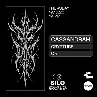 TRIM: cassandrah / Crypture / C4 (Main Room Event, Free with RSVP)