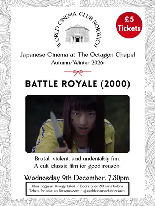 World Cinema Club Norwich Presents Battle Royale