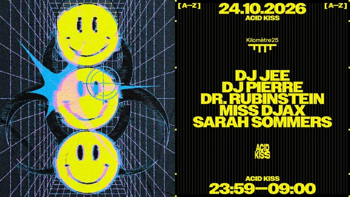 ACID KISS: DJ Pierre, Miss Djax, DR RUBINSTEIN