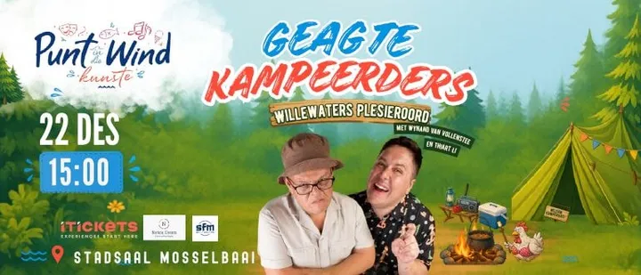 Punt in die Wind Kunste-Week | Die Kampeerders met Wynand