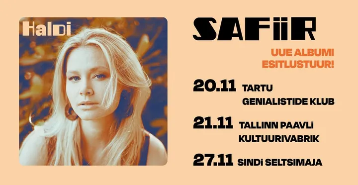 Haldi - "Safiir" albumiesitlus Tallinnas
