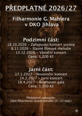 Předplatné 2026/27 Jarní část
