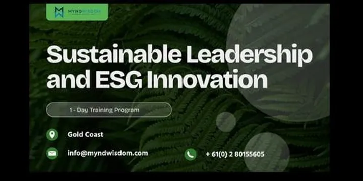 Sustainable Leadership & ESG Innovation | 1 Day Training in Gold Coast
