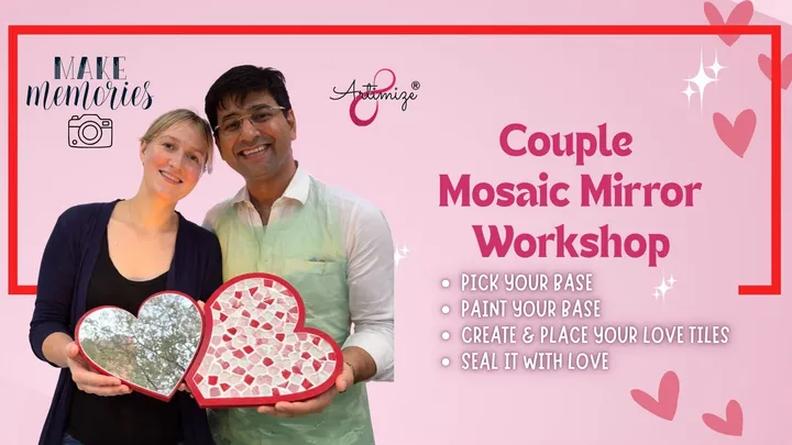 Couple Mosaic Mirror Workshop