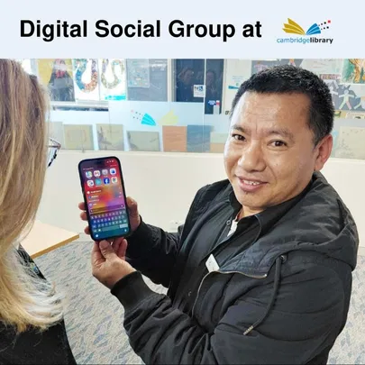 Digital Social Group - Fortnightly on Wednesdays at 9.30am - No Bookings Required