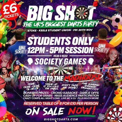 Darts Party Student Special