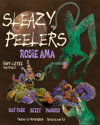 Sleazy Peelers (02) w/ Rosie Ama, Kay Fabe, Betty & Paniolo