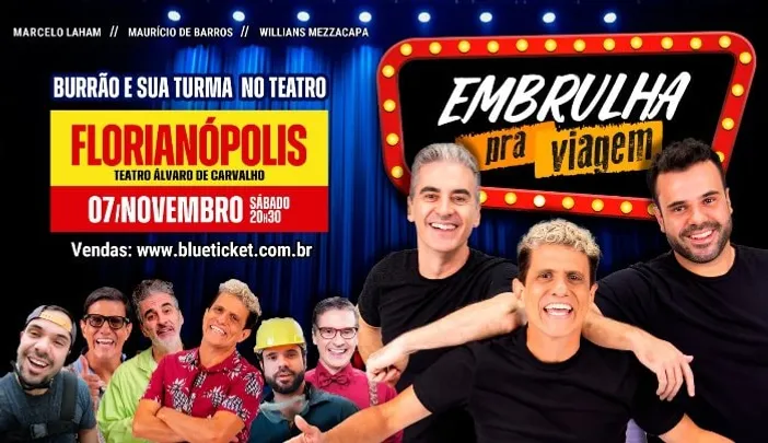 "EMBRULHA PRA VIAGEM" ao Vivo em Florianópolis/SC
