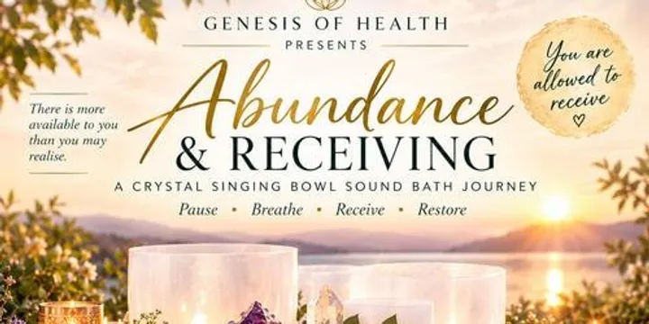 Sound Bath Journey - Abundance & Receiving