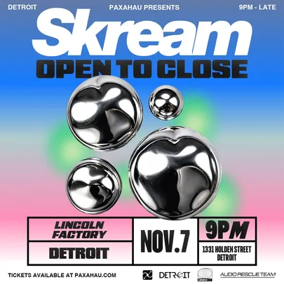 Skream - Open to Close Tour