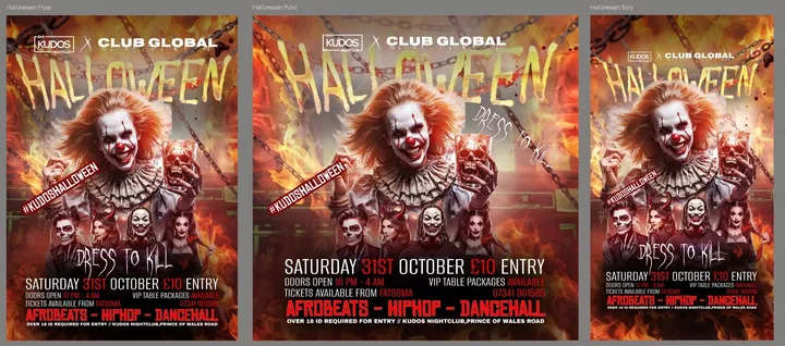 KUDOS PRESENTS: HALLOWEEN 🎃