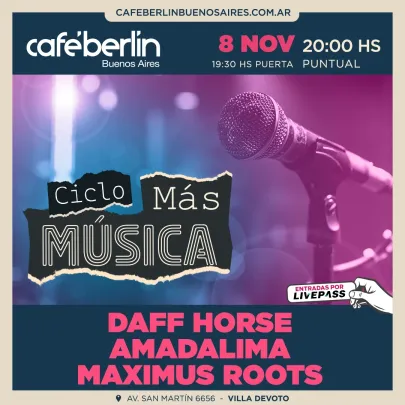 Más Música en Café Berlín