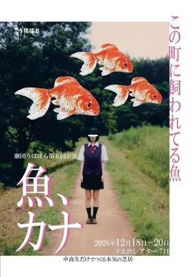 【12/19（土）18時】魚、カナ