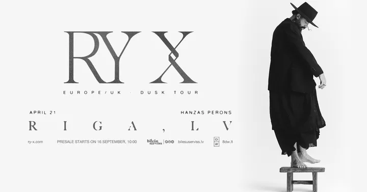 RY X - Dusk Tour 2027 - Riga