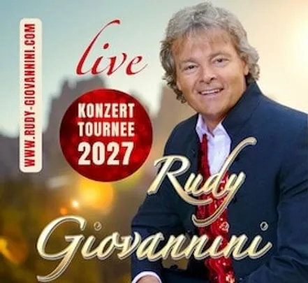 Live Konzerttournee 2027 - Rudy Giovannini