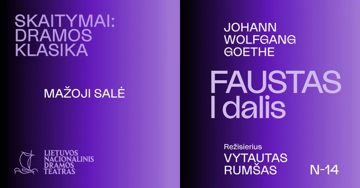 SKAITYMAI: DRAMOS KLASIKA. J. W. Goethe ''Faustas''. I dalis, rež. Vytautas Rumšas