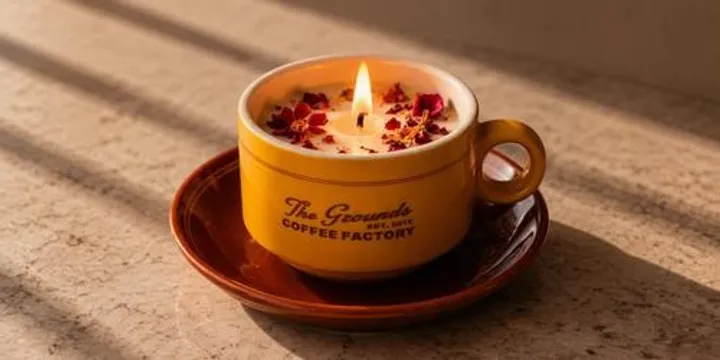 Halloween Teacup Candle Making