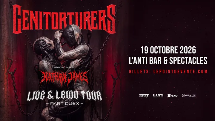 GENITORTURERS "LIVE + LEWD TOUR" avec NATHAN JAMES