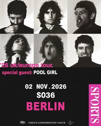 SPORTS (US), POOL GIRL (US) — live in Berlin