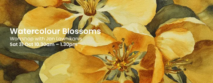 Watercolour Blossoms: A Workshop with Jan Lawnikanis