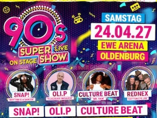 90s Super Show - CELEBRATION - Die 10 Jahre Jubiläumstour 2026/27