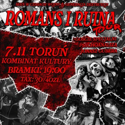 ROMANS I RUINA TOUR // 07.11 TORUŃ // KOMBINAT KULTURY