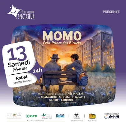 Momo le petit prince des bleuets à Rabat