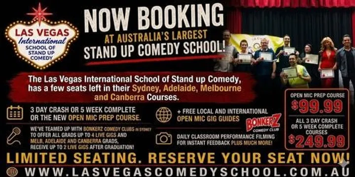Las Vegas International School of Stand up Comedy Sydney CBD