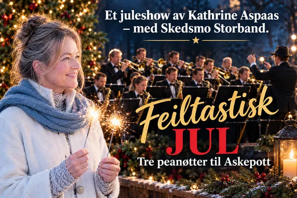 Kathrine Aspaas & Skedsmo Storband - Feiltastisk Jul  Tre peanøtter til Askepott