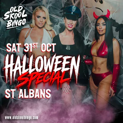 Old Skool Bingo Sat 31st Oct Halloween St Albans