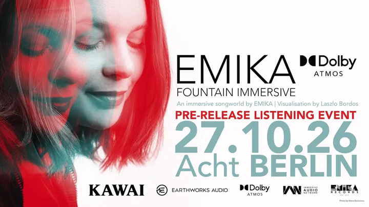 Emika - Fountain Immersive (Dolby Atmos Pre-Release Listening Event) - Berlin
