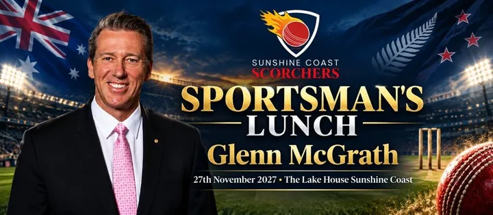 SUNSHINE COAST SCORCHERS AUST V NZ SPORTSMAN'S LUNCH