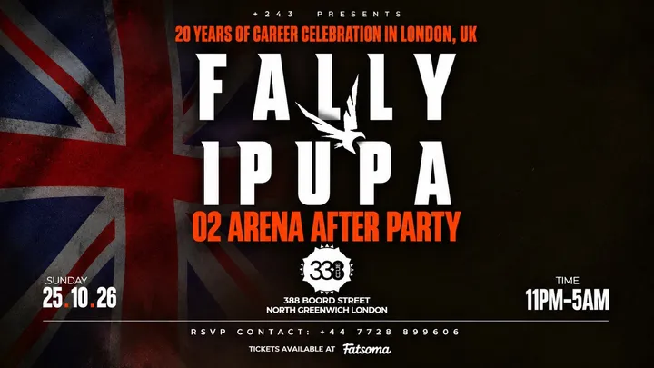 FALLY IPUPA O2 Arena After Party