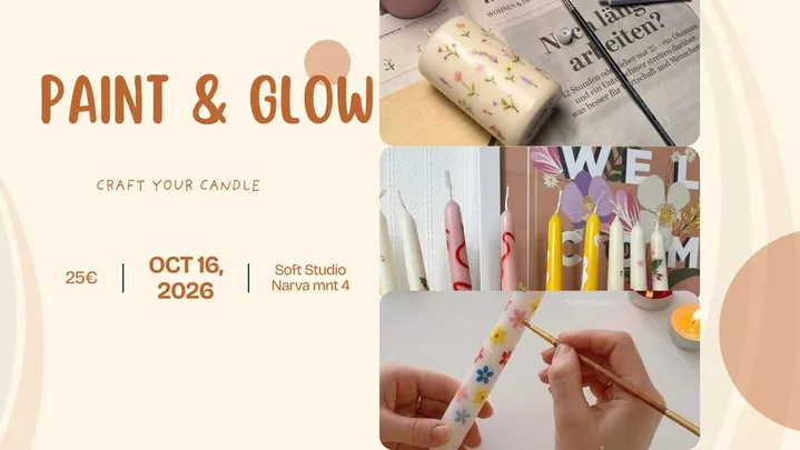 Paint & Glow- Candle painting