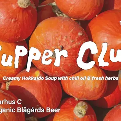 Bellis Supper Club: Pumpkin Soup + 1 free organic beer from Blågårds
