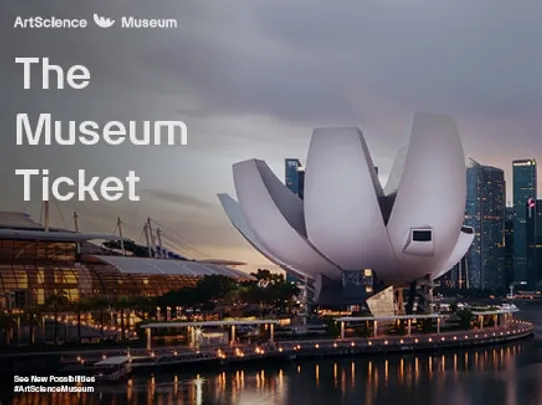 ArtScience Museum at Marina Bay Sands ® - The Museum Ticket: teamLab Future World + Into the Ocean: Journey Beneath