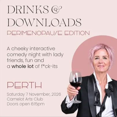 (Sold Out) Drinks & Downloads: Perimenopause Edition