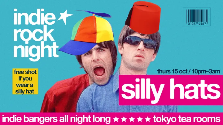 Indie Rock Night ∙ SILLY HATS *5 £5 TICKETS LEFT*