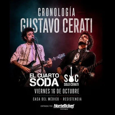 CRONOLOGIA GUSTAVO CERATI EN RESISTENCIA