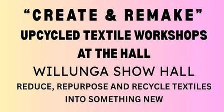 Create and Remake  - Upcycle Textiles at the Hall - Denim Jewellery Making