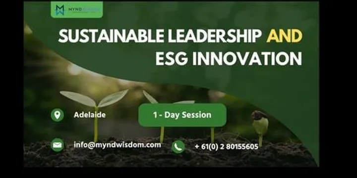 Sustainable Leadership & ESG Innovation | 1 Day Session in Adelaide