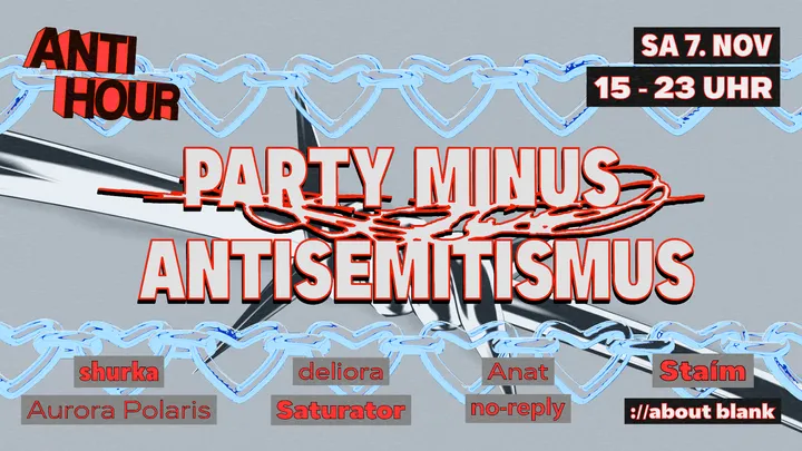 ANTIHOUR - Party minus Antisemitismus