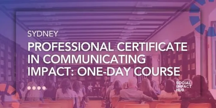 Professional Certificate in Communicating Impact: One-Day Course
