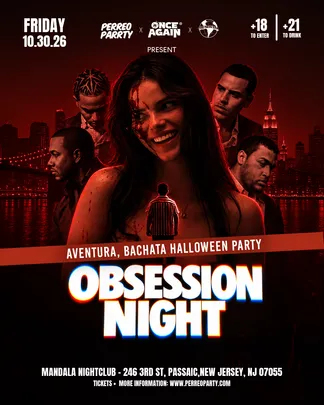 Obsession Night - Halloween Bachata Dance Party - In New Jersey (18+)