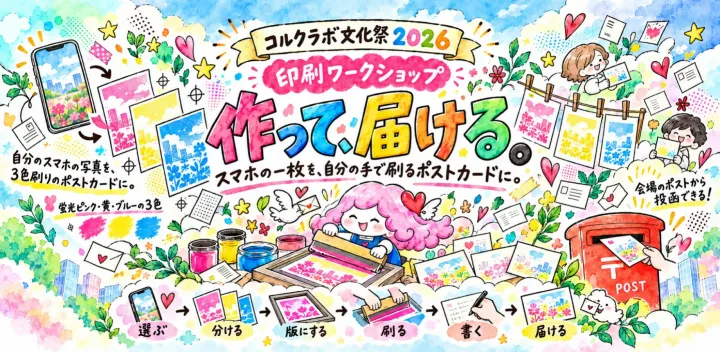 コルクラボ文化祭2026・印刷ワークショップ