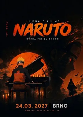 Hudba Naruto při svíčkách v Brně