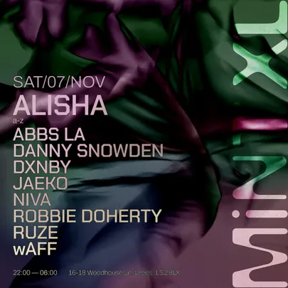 Mint XL presents ALISHA + more