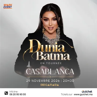 Dounia Batma en concert à Casablanca