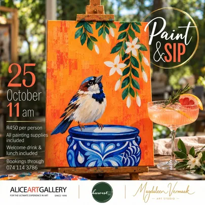 Paint & Sip at Alice Art Gallery